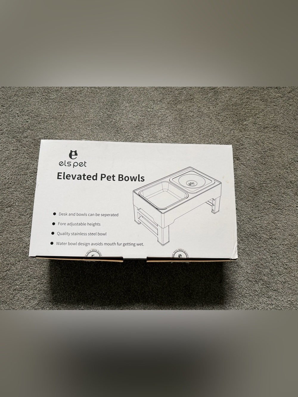 Els Pet Elevated Pet Bowl